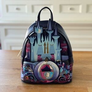 Disney Loungefly Cinderella Castle Mini Backpack